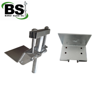 Supports de fixation pour pieux hélicoïdaux, supports de fixation réglables pour terrasse