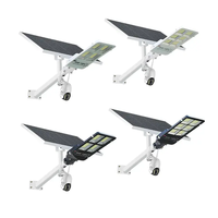 Réverbère solaire de jardin intégré par LED de 100W 300W imperméable extérieur avec la caméra de sécurité 4G de télévision en circuit fermé