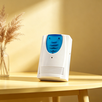 Sonnette de porte programmable moderne avec logo personnalisé, sonnette sans fil RF 315 MHz pour utilisation en hôtel, plastique ABS, portée de 100 m
