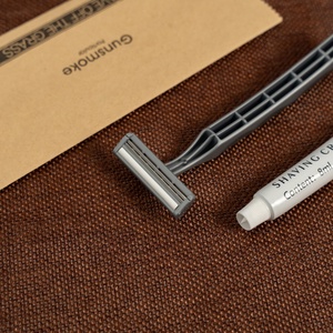 Eco-friendly verde naturale paglia di grano materiale degradabile rasoio in acciaio inox usa e getta per <span class=keywords><strong>Hotel</strong></span> servizi alberghieri - Product Image 4
