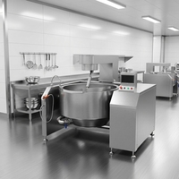 SEMIKRON Wok Friteuse Électrique Professionnelle à Agitation Planétaire Automatique 40000W 380V SMK-QB-P1200 en Acier Inoxydable pour Cuisine