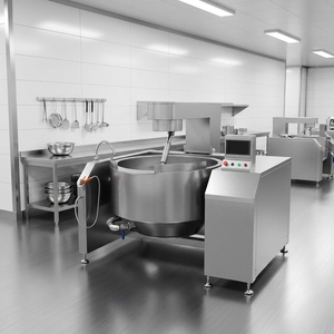 <span class=keywords><strong>Wok</strong></span> Eléctrico con Agitación Planetaria Automática, Cocina Comercial SMK-QB-P1200 de Acero Inoxidable para Cocina Centralizada - Product Image 2