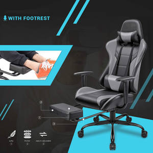 Prix de gros meilleur jeu 2025 cuir respirant course traçage jeu <span class=keywords><strong>bureau</strong></span> <span class=keywords><strong>Gamer</strong></span> chaises pivotant ascenseur chaise avec repose-pieds - Product Image 3