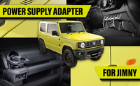 Accessoires Suzuki Jimny-Adaptateur d'alimentation USB 5V double port Conduite à droite arrière CARMATE Chargeur double cigarette Prise 12V