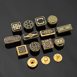 KUNSHUO Button Factory Muslim Clothing Shirt 4 Part Brand Custom Pattern Logo <b>snap</b> <b>fastener</b> Abaya Thobe Metal <b>Snap</b> Button - Product Image 3