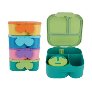 School Suppliers For Student Food Storage Container Tiffin Lunchbox Kids Bento Lunch Box With Food Flask