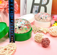 Jouet Squishy de Noël à Rebond Lent, Jouet Anti-Stress Transparent en Forme de Boule, Vente en Gros, Boîte Mystère Cadeau