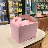 Boîte en papier biodégradable de qualité alimentaire personnalisée en gros, étanche, avec gaufrage et éponge, pour bonbons et friandises de fête d'anniversaire ou de mariage pour enfants