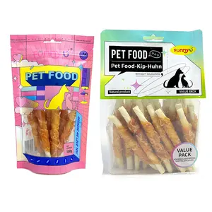 Offre Spéciale sain nutritif délicieux poitrine de poulet Jerky chien traite des collations boeuf sec nourriture pour animaux de compagnie lyophilisé chien traite des collations