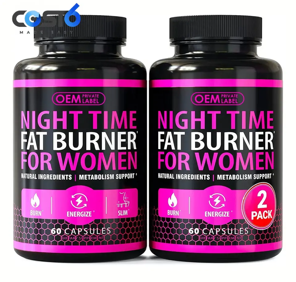 Nighttime burner medications Slimming capsules Capsules that Suppress Appetite and Burn Fat Supplemental Vegan Keto BHB Detox