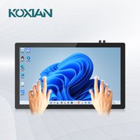 PC industriel tout-en-un avec écran tactile capacitif, refroidissement sans ventilateur, installation sur support VESA, RS232, RJ45, RS485, Win 10