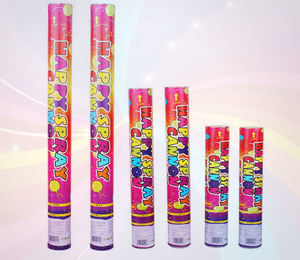 Cañón de Confeti para Fiestas de Cumpleaños, Bodas, Revelación de Género, en Venta, Lanzador de Confeti con Detalles Dorados - Product Image 1