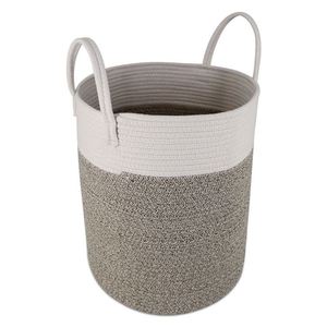 Cotton Rope <b>Laundry</b> Hamper, Woven <b>Laundry</b> Storage <b>Basket</b>, Blanket <b>Basket</b> for Living Room - Product Image 2