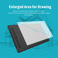 Huion pc portable sans batterie interactif professionnel numérique stylet USB graphique dessin tablette