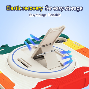 Gấp khung di động điều chỉnh chân đế chống sốc trường hợp đối với iPad Mini 6 7 mềm TPU Skin cảm ứng đơn giản <span class=keywords><strong>Tablet</strong></span> Bìa Shell - Product Image 2