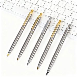 Hot-selling Customizable Metal Ballpoint <b>Pen</b> Slim Signature Personalized <b>Silver</b> Feather Body UV Printing Corporate <b>Pen</b> - Product Image 1