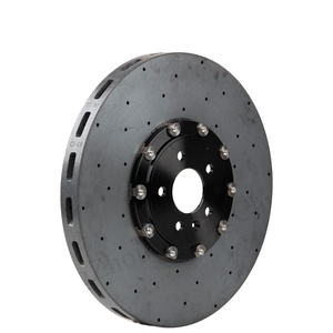 Rotores de cerámica de carbono de fibra larga de freno automático de gran oferta al por mayor 355/360/380/400mm para Porsche <span class=keywords><strong>Tycan</strong></span> 971 911 718 Cayenne bmw audi - Product Image 1
