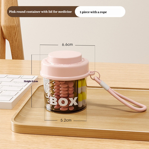 איכות גבוהה מכשיר רפואי נסיעות נייד 4 מחיצה pp פלסטיק קטן תיבת רפואה קטנה - Product Image 6