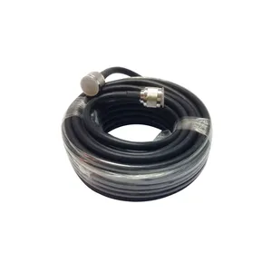 Оптовые продажи коаксиальный кабель длиной 1 м-Кабели связи 15 метров с 2 N-гнездовыми разъемами 5D, джампер, кабель для повторителя мобильного сигнала, используется сотовый усилитель 2g/3g/4g