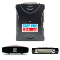 Herramienta de Programación OBD2 V2.21.22 SM2 Pro J2534, Lector y Escritor de Flash 67IN1 69IN1, Dongle con Diagrama de Pinout y Checksum, Cable de 3 LED para ECU
