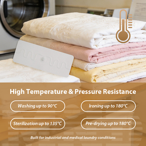 Étiquette RFID UHF pour blanchisserie, textile flexible, imperméable, résistante aux hautes températures, pour blanchisserie industrielle et commerciale - Product Image 5