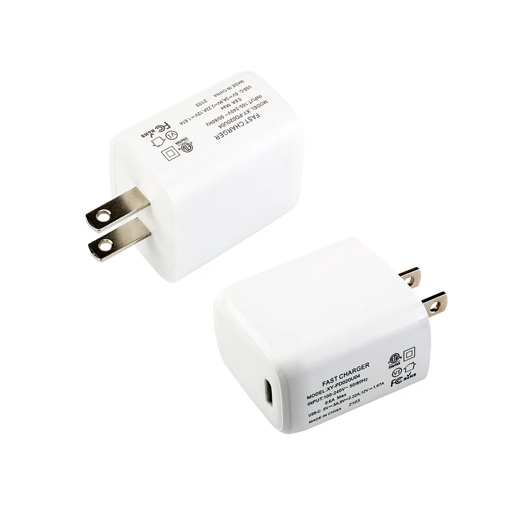 High品質20W PD Quick Charger Type-C QC3.0 5V3A/9V2.22A/12V1.67A For Apple Mobile iPhone ipad Charging