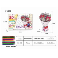 Puzzle 3D transfrontalier en papier style graffiti, cadeau fait main thème licorne pour la Fête des Mères et la Fête des Enseignants, jouet éducatif pour tous les âges