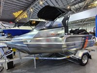 Bateau de pêche en aluminium soudé, petit et portable, EasyCraft 470 Mini, facile à utiliser, 5 m (16,4 pi), pour la pêche sportive en rivière et en mer.