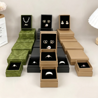 Boîtes à bijoux en carton en stock direct usine – Emballages pour boucles d'oreilles, colliers, bagues et bracelets (carrées/rectangulaires)