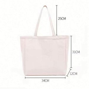 Bolsa de Compras de Algodón Resistente y Reutilizable, Personalizable por Sublimación, Bolsa de Lona Ecológica para Dama, Venta al Por Mayor - Product Image 2