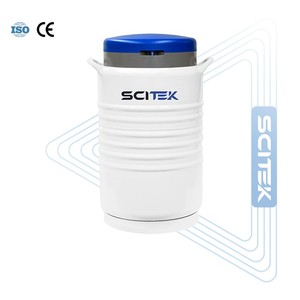 Tanque de Nitrógeno Líquido SCITEK Dry Shipper con Almacenamiento Criogénico de Vapor, Llenado Rápido de Nitrógeno Líquido para Transporte Criogénico - Product Image 4