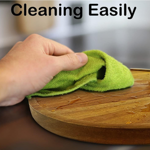 Plateau de service rond en bois en gros pour les collations, les amuse-gueules, les noix, plateau en bois d'acacia, plateau à charcuterie en bois - Product Image 6