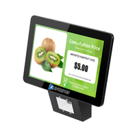 Tableta Android de 10.1 Pulgadas con Escáner de Código de Barras 2D y Verificador de Precios para Supermercado, Montable en Pared