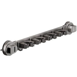 ชั้นวางของติดผนังสแตนเลสสำหรับเครื่องมือทำความสะอาดห้องน้ำ ออแกไนเซอร์อเนกประสงค์รูปทรงสี่เหลี่ยมผืนผ้า A01910 1 - Product Image 5