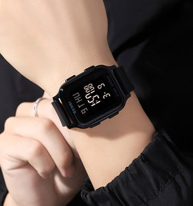 <span class=keywords><strong>Skmei</strong></span> — montre-bracelet pour homme, noir, Sport, numérique, vente en gros, prix d'usine, nouvelle collection <span class=keywords><strong>1858</strong></span> - Product Image 6