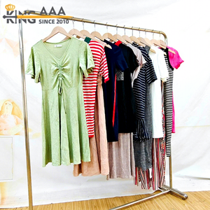 Vestido de punto oversize, vestidos casuales de manga corta, ropa usada americana, ropa usada de verano, fardos de ropa usada - Product Image 1