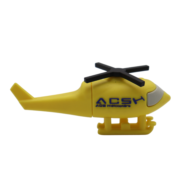 3D Custom Shape Pen Drive Disk 8gb 16gb 32gb Usb Stick 64gb 128gb Usb Stick Pendrive Memory Stick Helicopter Usb Flash Drive