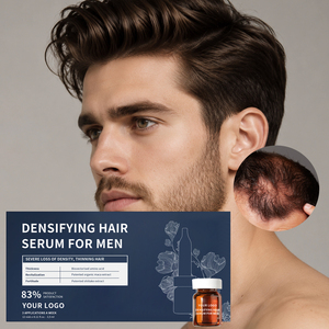 Kit de Ampollas de Aceite Capilar Densificador para Hombres, 12 Viales, Aceite de Árbol de Té, Nutritivo, Doble Eficacia, Anticaída, Hereditario Severo - Product Image 1