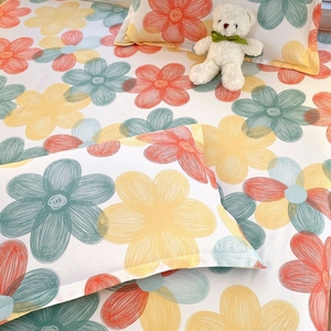 Được trang bị tấm chải sợi nhỏ Nữ Hoàng vua được thiết kế 3 cái Bộ đồ giường đặt - Product Image 6