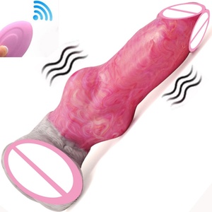 Vibrador Erótico FAAK de 8 Pulgadas con Forma de Monstruo, Estimulación del Punto G, Vibración, Control Remoto, Masturbación - Product Image 1