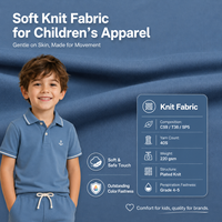 Telas de Punto C59/T36/SP5 para Ropa, Tela de Poliéster y Algodón, Tela Elástica en 4 Direcciones para Uniformes Escolares, Venta al por Mayor y Ropa de Trabajo
