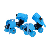 Patins à roulettes à quatre roues avec sangle réglable en PVC, pointures 19 à 25 cm
