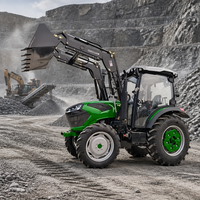 Tracteur agricole Excellence 100HP 4x4 avec cabine climatisée, moteur haute puissance, système hydraulique robuste et capacité de levage élevée pour les tâches agricoles quotidiennes