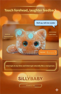 Robot compagnon en peluche IA de poche avec chat vocal, prise en charge multilingue, jouet interactif éducatif - Product Image 6