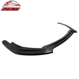 Compatible con Corolla SE XSE Sedan 2017-2019, Labio de Parachoques Delantero Estilo GT, Negro Sin Pintar - Product Image 5