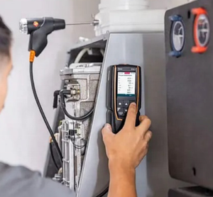 เครื่องวิเคราะห์ก๊าซไอเสีย Testo 310 II หมายเลขสินค้า 0563 3104 01,พารามิเตอร์การวัดโดยใช้ O2, CO, CO2, ก๊าซไอเสีย และอุณหภูมิโดยรอบ - Product Image 3