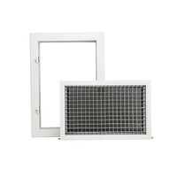 Diffuseur de carreaux d'œufs portable, 600mm X 600mm, avec ventilation de cage, noir, panneaux lumineux