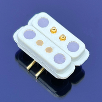 Connecteur magnétique étanche à 3 broches Pogo Pin à ressort mâle femelle 360 Connecteurs circulaires à aspiration aveugle DC