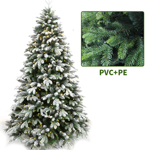 Guangdong Faux Flocked Christmas <b>Tree</b> Automatic <b>Led</b> Christmas <b>Tree</b> <b>Lights</b> Pe Pvc Christmas Metal Stand <b>Tree</b> - Product Image 2