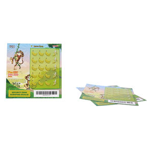 2025 nuevo diseño billete de lotería billetes para rascar impresión lotería tarjetas para rascar juegos de lotería billetes ganar tarjeta - Product Image 4